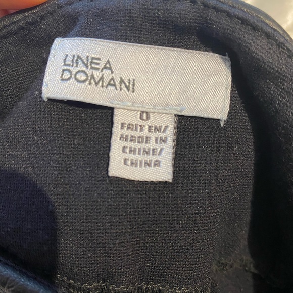 🎊2FOR45 Asymmetric Leather panel middi skirt size 8 - Picture 6 of 7